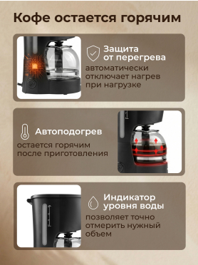 Кофеварка NORMANN ACM-225