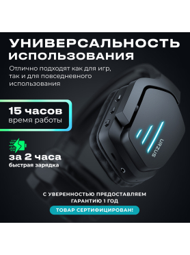 Наушники-гарнитура игровые беспроводные URZUS Dungeon 