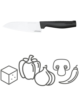 Нож поварской средний FISKARS Hard Edge 14 см 