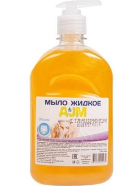 Мыло жидкое AJM с глицерином 500 мл 