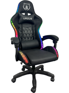 Геймерское кресло с RGB подсветкой URZUS Energy 