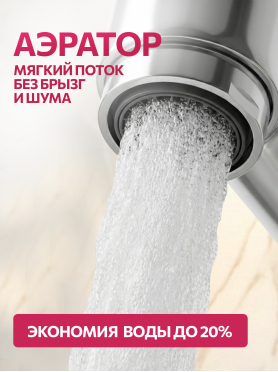 Смеситель для ванны ECONOCE серия 410 