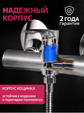 Смеситель для душа ECONOCE серия 580 