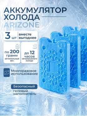 Аккумулятор холода 3 шт ARIZONE 200 г 