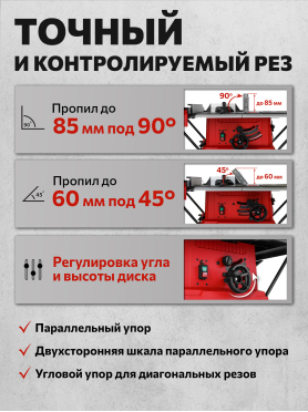 Станок циркулярный WORTEX ETS 2520 