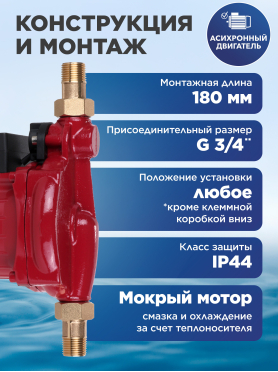 Насос циркуляционный A&P Classic-15/120-Z 
