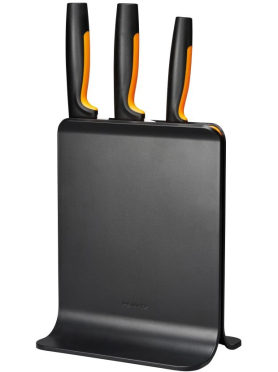 Набор ножей 3 штуки FISKARS FF пластиковый блок 
