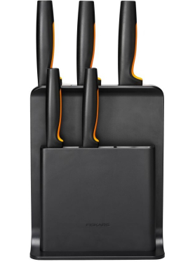 Набор ножей 5 штук FISKARS FF пластиковый блок 