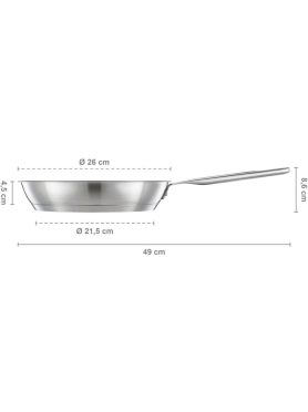 Сковорода из нержавеющей стали FISKARS All Steel