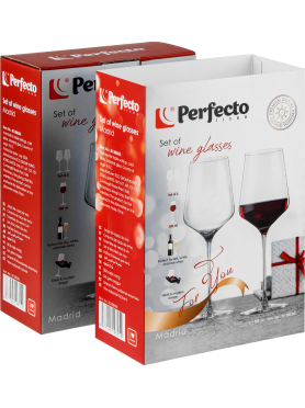 Набор бокалов для вина PERFECTO LINEA Madrid 2 штуки 380 мл 