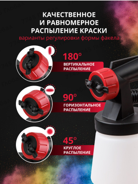 Краскораспылитель электрический WORTEX LX PS 0840 