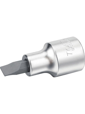 Головка 1/4" с насадкой шлицевой TOPTUL