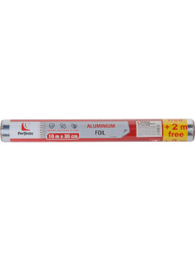 Фольга бытовая алюминиевая PERFECTO LINEA 10+2 м х 30 см 