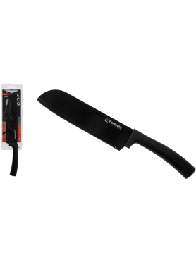 Нож кухонный азиатский сантоку 18 см PERFECTO LINEA Chef dark 