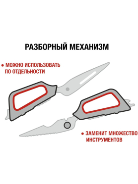 Ножницы кухонные многофункциональные PERFECTO LINEA Chef 22,8 см 