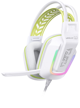 Наушники-гарнитура игровые URZUS White Cloud UR-5524116