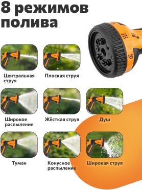 Пистолет-распылитель 8-позиционный STARTUL METSA 