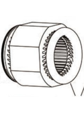 Статор для генератора Eco PE-6500RS, PE-6500ESA, PE-6500ES, PE-7001RS 