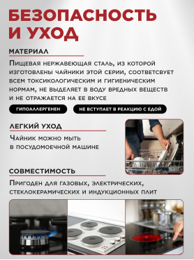 Чайник со свистком PERFECTO LINEA Eclipse 3 л 