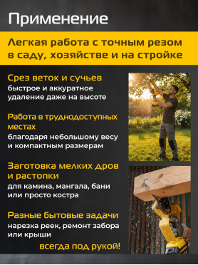 Пила цепная аккумуляторная MOLOT MMS 1805 XLT Lite