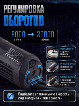 Шлифмашина прямая BULL EDG 6528 E 
