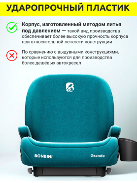 Автокресло-бустер BONBINI Grande Green melange 