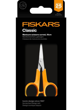 Ножницы маникюрные изогнутые FISKARS Classic 10 см 