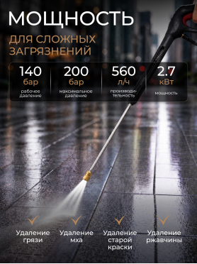 Мойка высокого давления ECO HPW-2027RSW 