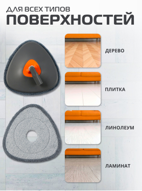 Сменная насадка для швабры BRUNER Home Pur