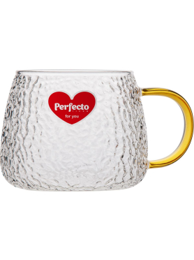 Кружка стеклянная PERFECTO LINEA Symphony Golden 450 мл 