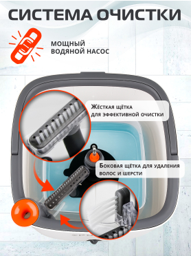 Умная швабра с отжимным ведром BRUNER Home Stark 