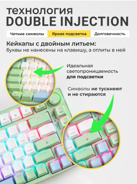 Клавиатура игровая механическая URZUS Trix R UR-5317120