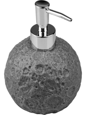 Дозатор для жидкого мыла PERFECTO LINEA MoonStone серый 