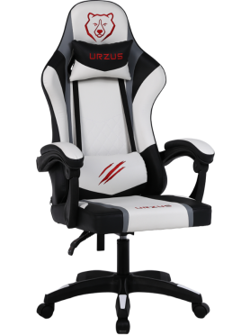 Геймерское кресло URZUS Raptor White-Red 