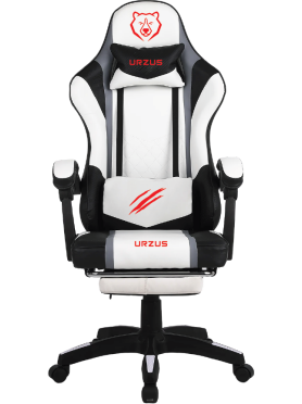 Геймерское кресло URZUS Raptor White-Red 