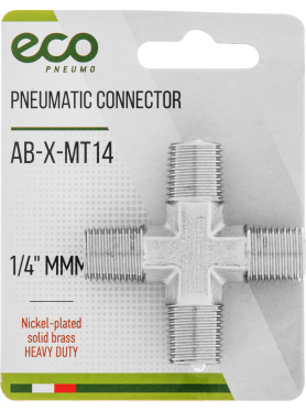 Переходник Х-образное наружная резьба 1/4" ECO 