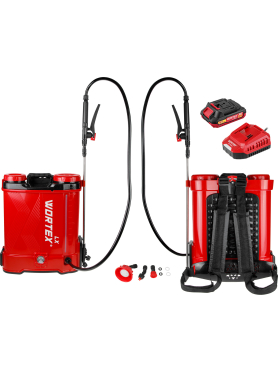 Опрыскиватель ранцевый аккумуляторный WORTEX LX KS 1220-1 Li ALL1 XLT SET 