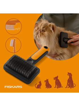 Щетка для шерсти PET FISKARS 