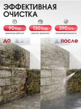 Мойка высокого давления WORTEX PW 1320-1 