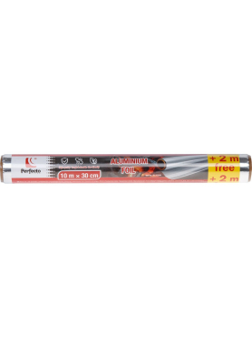 Фольга бытовая алюминиевая PERFECTO LINEA  12 м х 30 см 