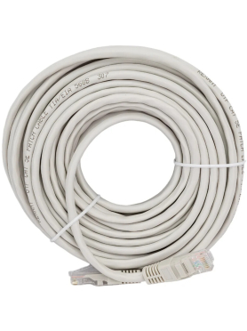 Патч-корд витая пара REXANT U/UTP Cat. 5e 15 м Grey 