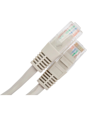 Патч-корд витая пара REXANT U/UTP Cat. 5e 15 м Grey 