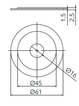 Прокладка для выпуска 64 мм AV ENGINEERING