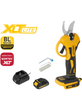 Секатор аккумуляторный MOLOT MCBS 1826 XLT Lite SET 1 