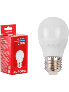 Лампа светодиодная E27 AURORA STARTUL G45
