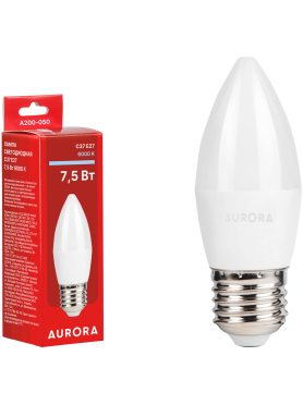 Лампа светодиодная E27 AURORA STARTUL Свеча С37