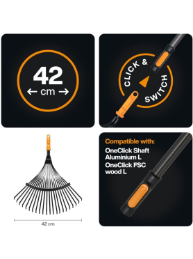 Грабли веерные FISKARS OneClick 