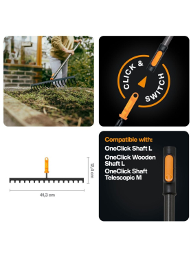 Грабли зубчатые FISKARS OneClick