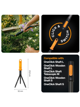 Рыхлитель FISKARS Grebber OneClick 