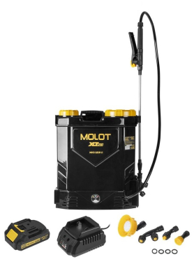 Опрыскиватель ранцевый аккумуляторный MOLOT MKS 1218 Li XLT Lite SET 